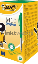 BIC Balpen Clic M10 Multipack groen 1199190124-50