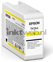 Epson T47A4 UltraChrome Pro 10 geel Product only