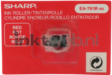 Sharp EA-781R-RD print rol rood Front box