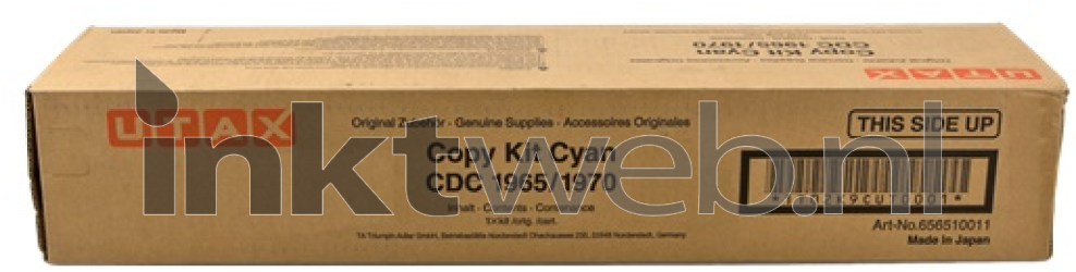 Utax CD1965/CD1970 Toner cyaan Front box