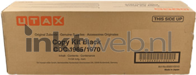 Utax CD1965/CD1970 Toner zwart Front box