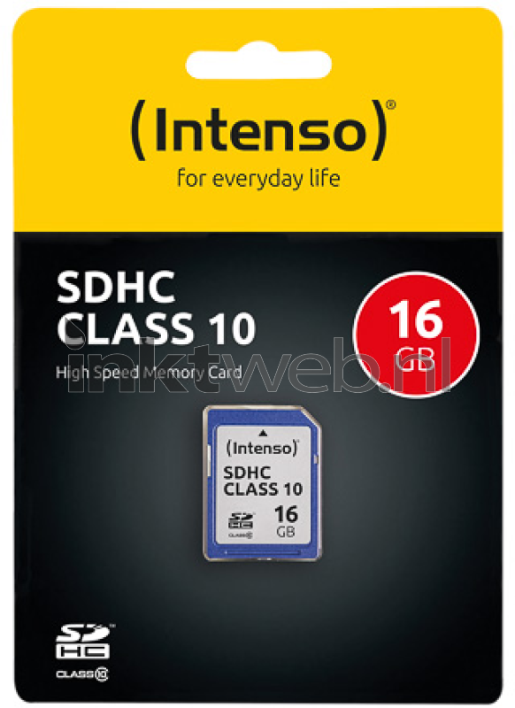 Immuniteit Toegepast Verspreiding Intenso SDHC-kaart Class 10 16GB (Origineel)
