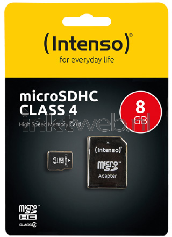 Intenso Micro SD Card 8GB (Origineel)