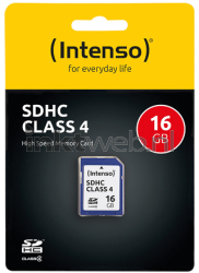 Intenso SDHC-kaart Class 4 16GB Front box