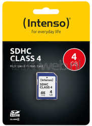 Intenso SDHC-kaart Class 4 4GB Front box
