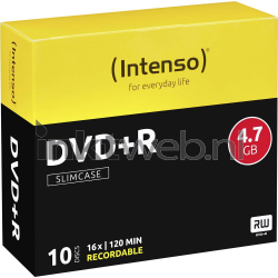 Intenso 10x DVD+R 4.7GB Front box