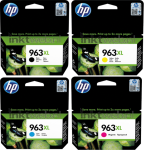 HP 963XL multipack (Opruiming 4 x 1-pack los) zwart en kleur