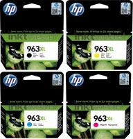 HP 963XL multipack (Opruiming 4 x 1-pack los) zwart en kleur