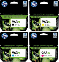 HP 963XL multipack (Opruiming 4 x 1-pack los) zwart en kleur
