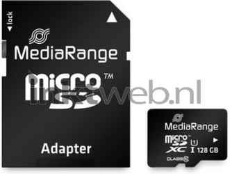 MediaRange microSDXC geheugenkaart 128GB met adapter Product only