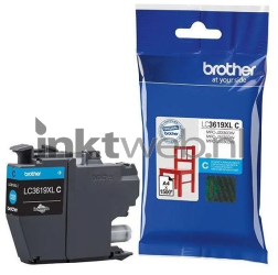 Brother LC-3619 cyaan Combined box and product