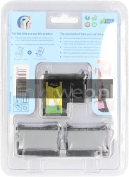 Huismerk G&G 302XL EcoSaver 3-in-1 pack zwart Back box