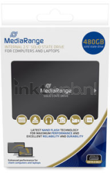 MediaRange Interne Solid State Drive 480GB zwart Front box