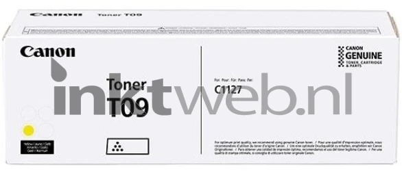 Canon T09 geel Front box
