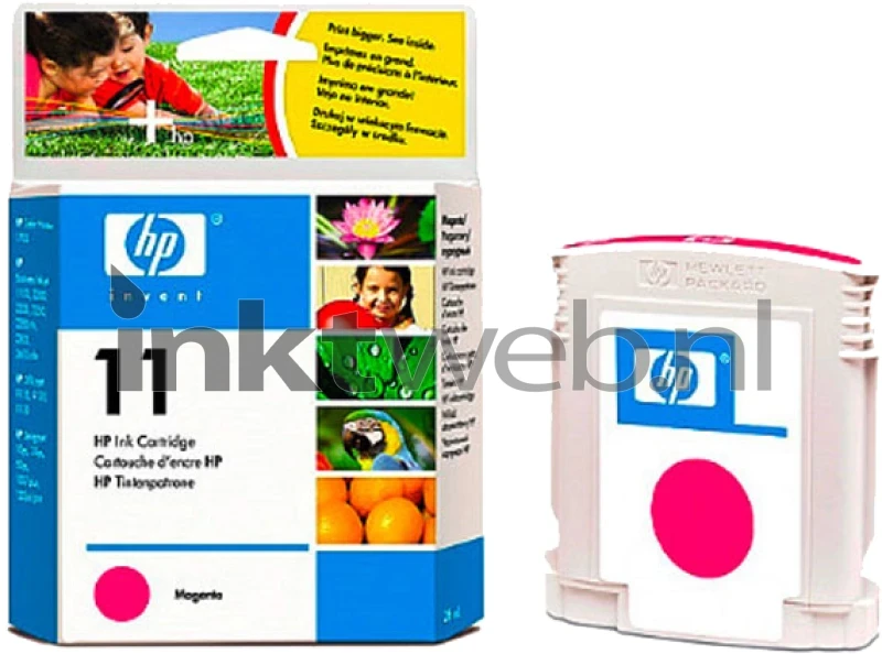 Cartouche D'Encre Originale HP 11 Magenta - Neuf Sous Blister - Pour Imprimantes HP