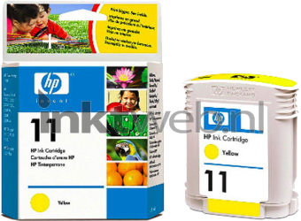 HP 11 geel Combined box and product