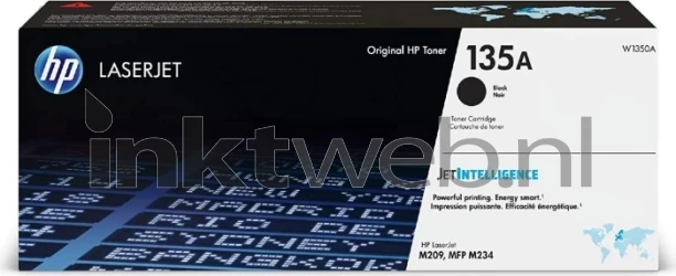 HP 135A zwart Front box