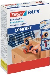 Tesa 6400 verpakkingshanddispenser Comfort Combined box and product