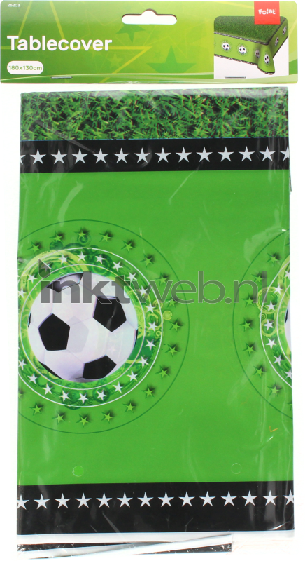 Merkloos voetbal 130x180cm groen (Origineel)