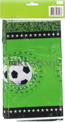 Merkloos Tafelkleed voetbal 130x180cm groen Back box
