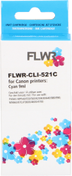FLWR Canon CLI-521C cyaan Front box