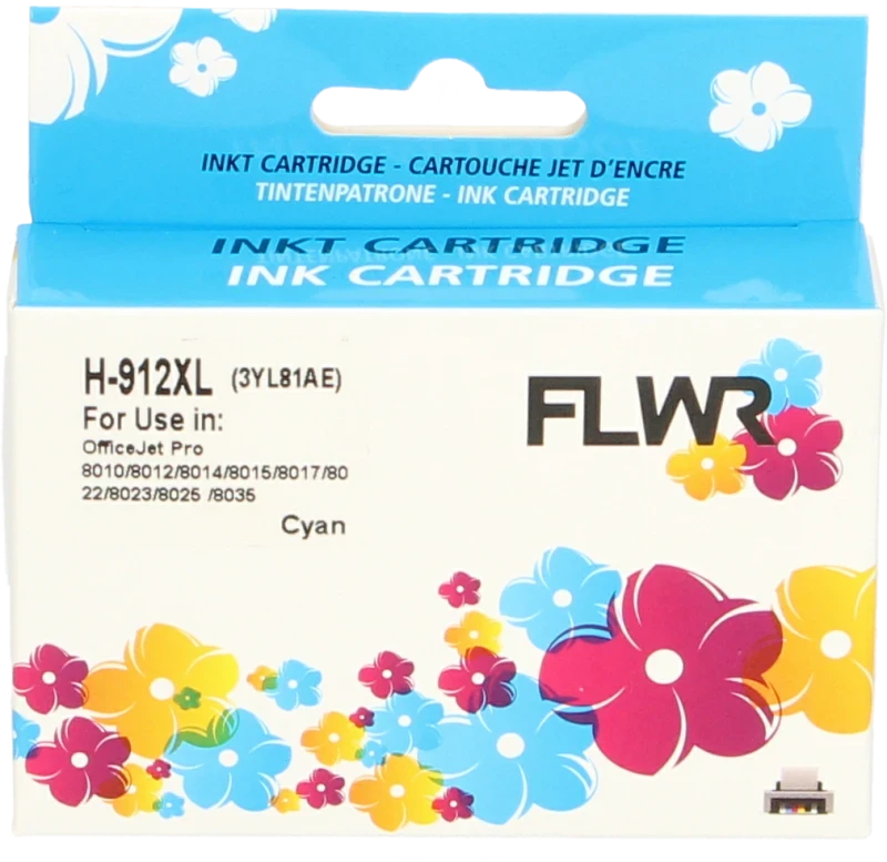 FLWR HP 912XL cyaan