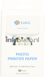 Huismerk G&G  Zink Plakbaar Instant Fotopapier (7.6 x 5cm) Glans  50 vellen