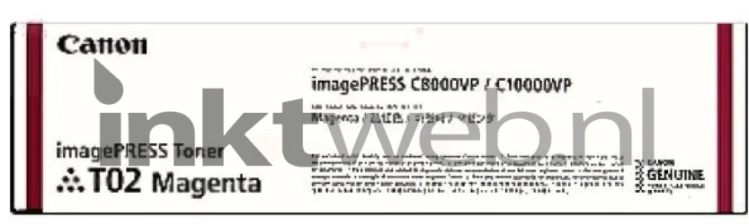 Canon T02 toner magenta Front box