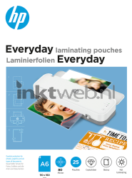 HP Everyday lamineerfolie A6 80 micron Front box