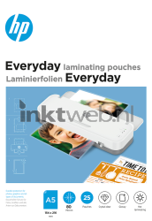 HP Everyday lamineerfolie A5 80 micron Front box