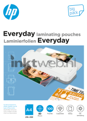 HP Everyday lamineerfolie A4 80 micron 100 vellen Front box