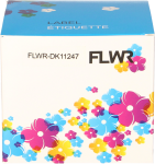 FLWR Brother  DK-11247 164 mm x 103 mm  wit