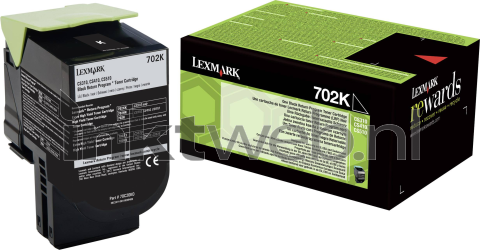 Lexmark 70C20KE zwart Combined box and product