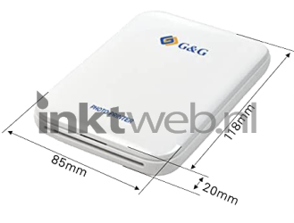 G&G Mini Pocket Photo Printer wit GG-PP023