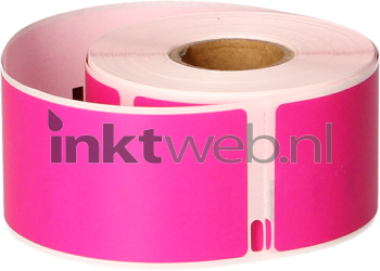 Huismerk Dymo  99012 adreslabel 89 mm x 36 mm  roze