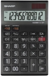 Sharp EL125TWH rekenmachine zwart Product only