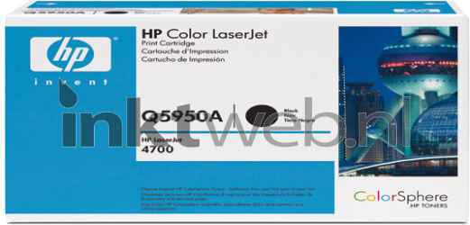 HP 643A zwart Front box