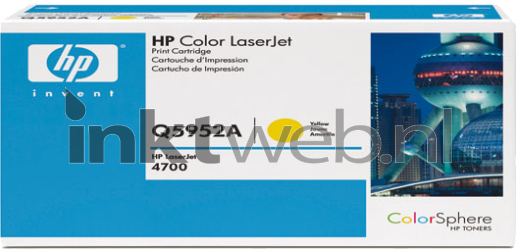 HP 643A geel Front box