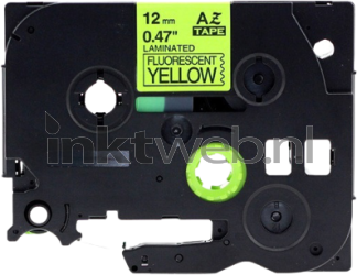 Huismerk Brother  TZe-C31 zwart op geel breedte 12 mm Product only