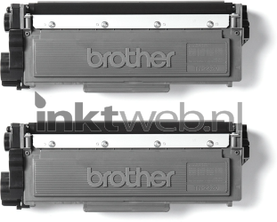 Brother TN-2320 twinpack zwart Product only