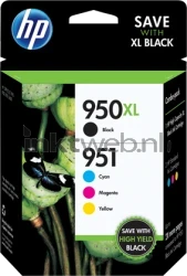 HP 950XL / 951 Multipack zwart en kleur Front box