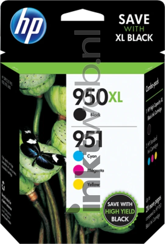 HP 950XL / 951 Multipack zwart en kleur (Origineel Hoge Capaciteit)