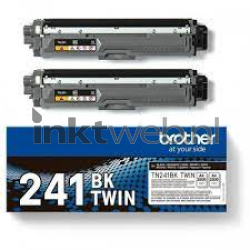 Brother TN-241 Twinpack zwart Combined box and product