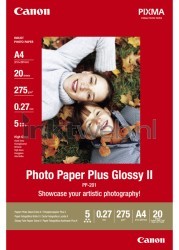 Canon  PP-201 Fotopapier Glans | A4 | 260 gr/m² 20 stuks Front box