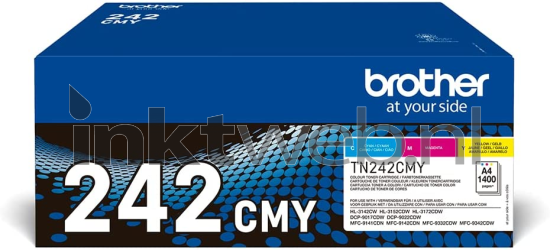 Brother TN-242 3-pack kleur Front box