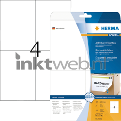 Herma 5082 papieretiket 105 x 148mm (100 stuks) Product only