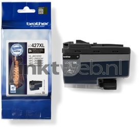 Brother LC-427XLBK zwart Combined box and product