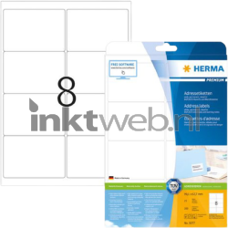 Herma 5077 Premium Permanente Papieretiket 99,1 x 67,7mm wit