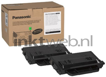 Panasonic DQ-TCC008XD Duo-pack zwart Combined box and product