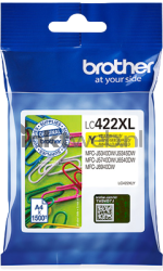 Brother LC-422XL geel Front box